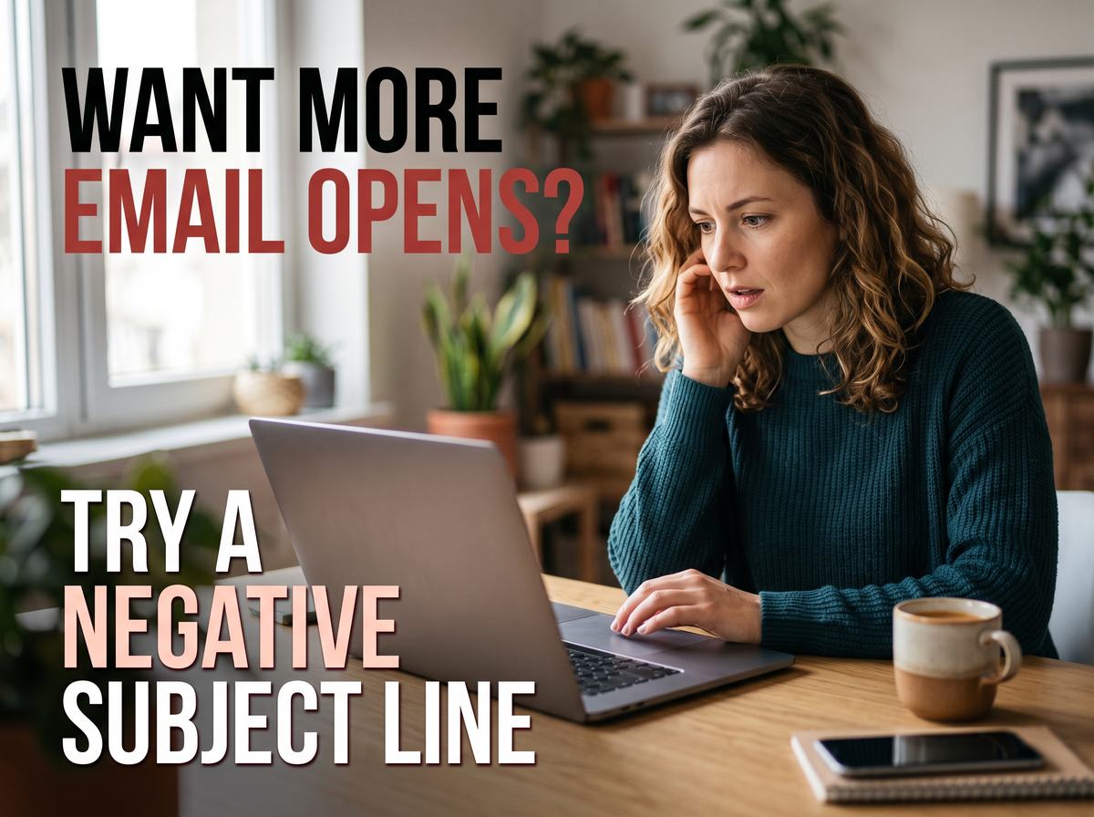 Want More Email Opens? Try a Negative Subject Line