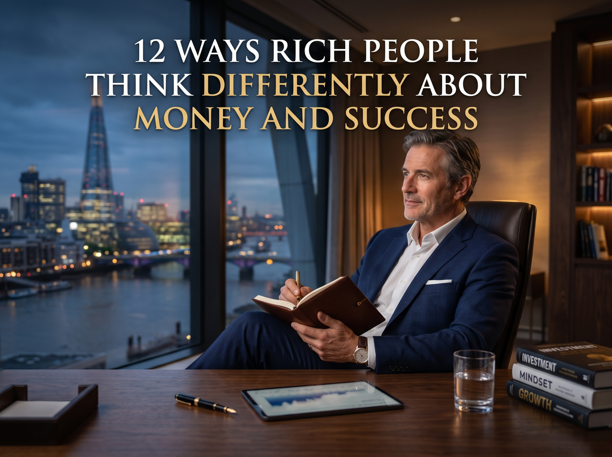 12 Ways Rich People Think Differently About Money and Success
