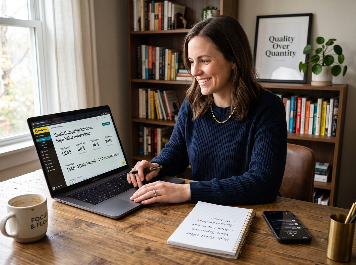 How to Make Big Money With a Small Email List